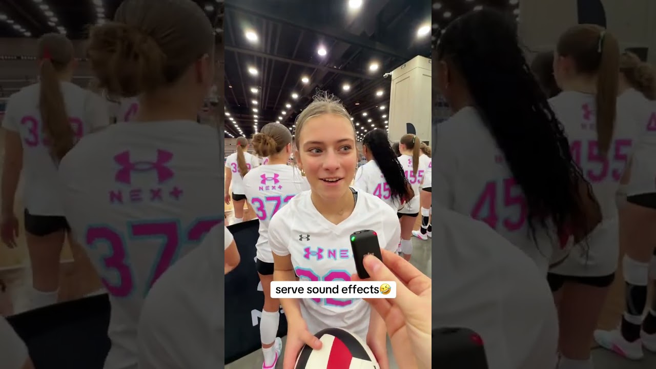 The sound effect they made is hilarious. #usavolleyball #athlete #volleyball
