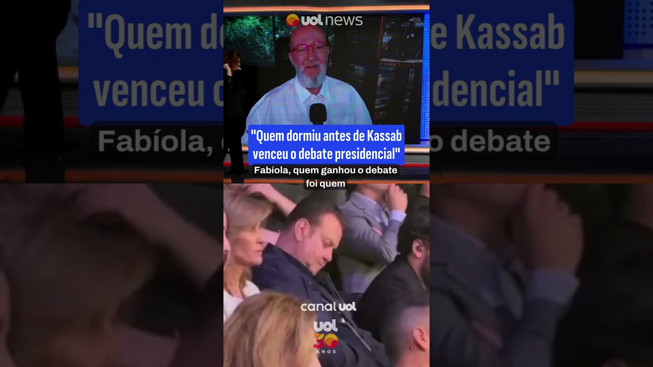Quem dormiu antes de Kassab venceu o debate presidencial, diz Josias