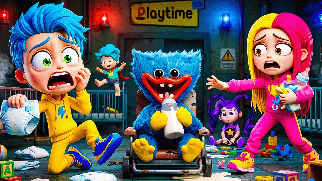 A HISTÓRIA DE COMO TUDO COMEÇOU EM POPPY PLAYTIME! 😱🍼