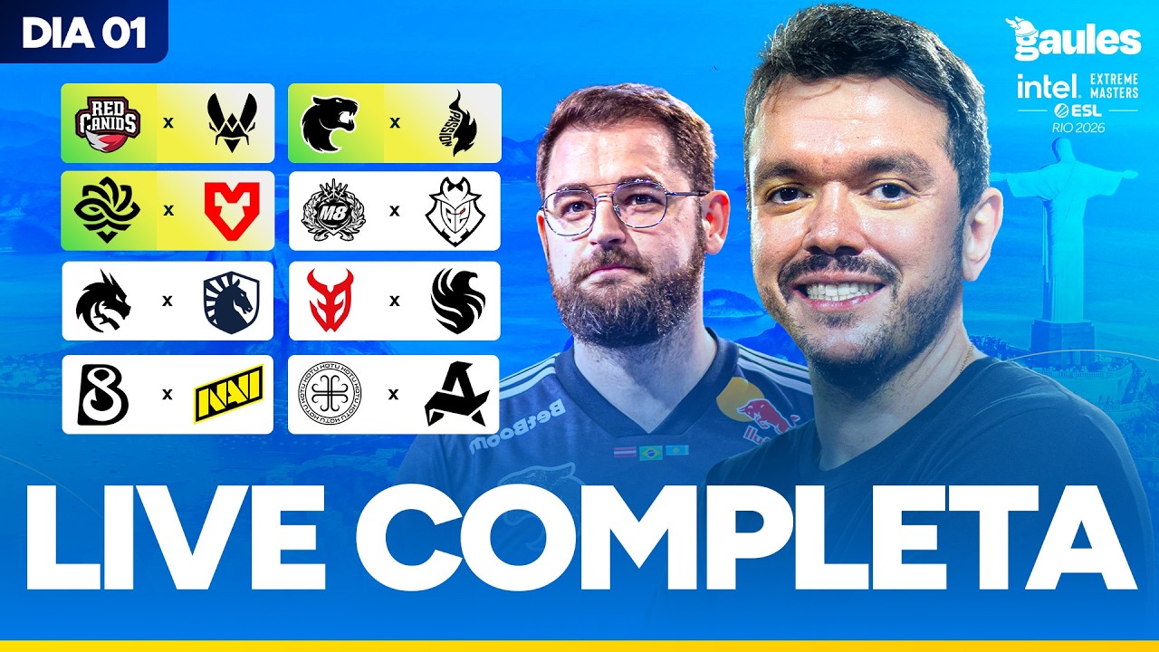 IEM RIO 2026 DIA 1 - !socio - Siga @Gaules nas redes sociais!