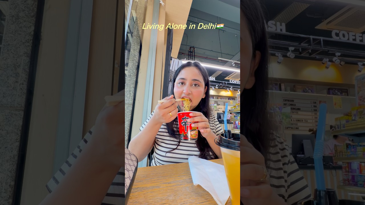 Living Alone in Delhi #minivlog #ytshorts #shorts