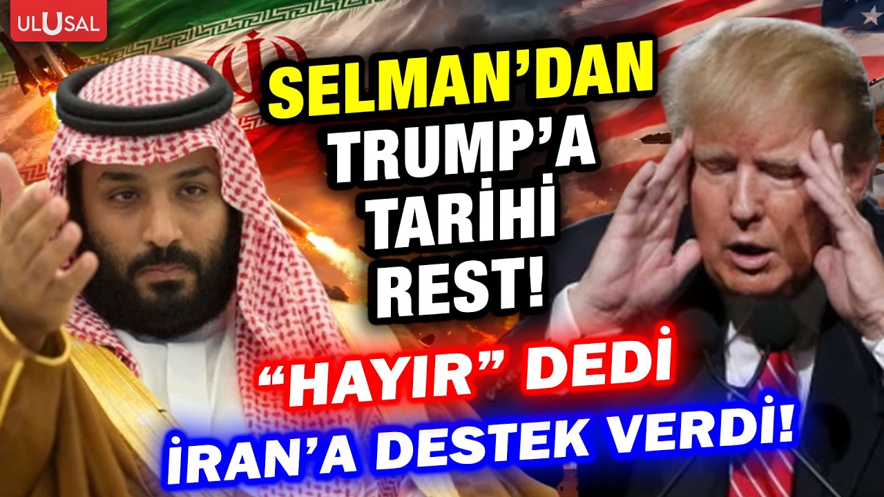 Suudi Arabistan'dan ABD'ye İran resti! Trump'ın planına son darbeyi Prens Selman vurdu!