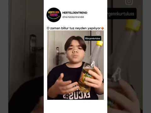 O zaman billur tuz neyden yapılıyor😂