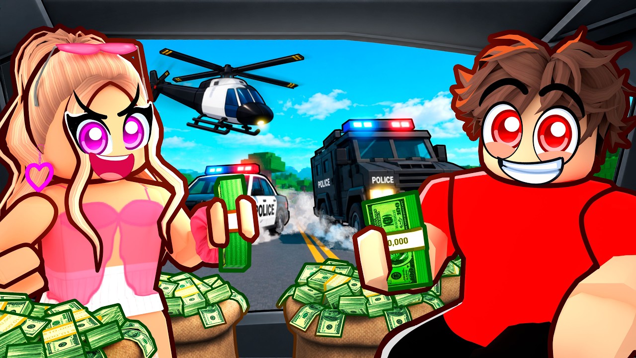 We Became RUNAWAY CRIMINALS in Roblox...