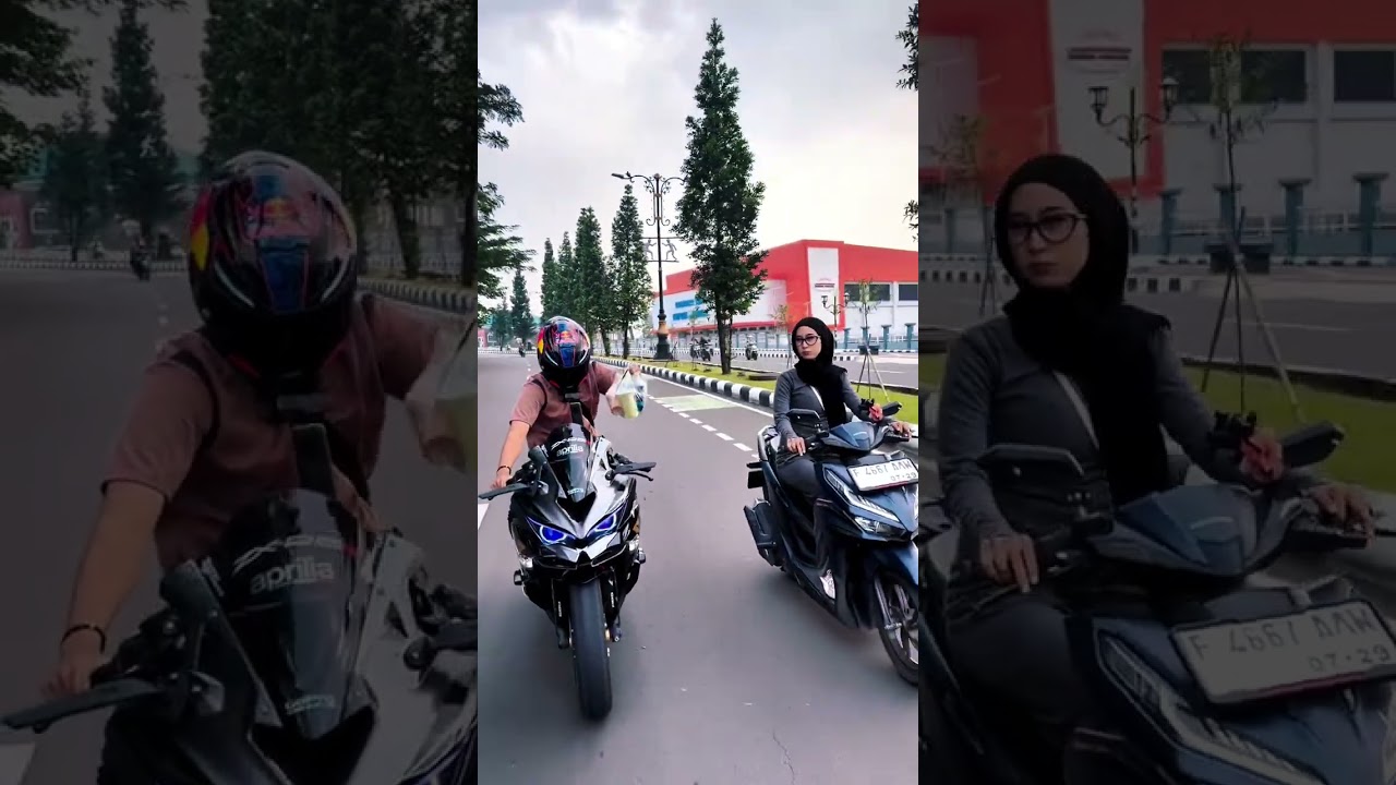 CEWEK INI MARAH SAMA PENGENDARA ZX