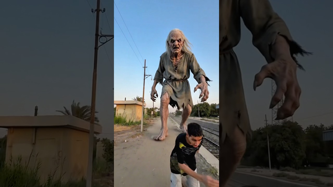 هجوم الرجل العجوز عليا😱