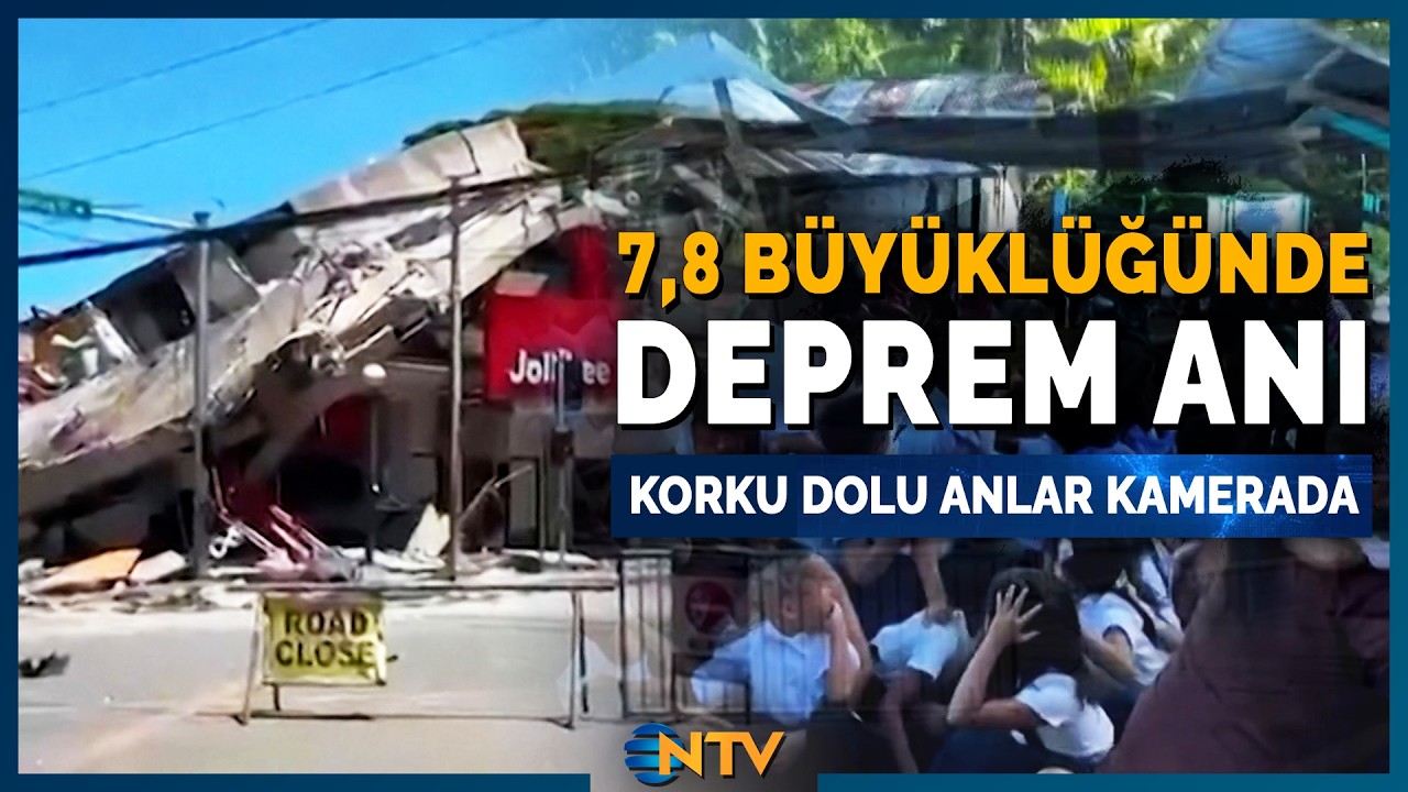 Binalar Saniyeler İçinde Çöktü! 7,8 Büyüklüğünde Depremin Korku Dolu Anları | NTV