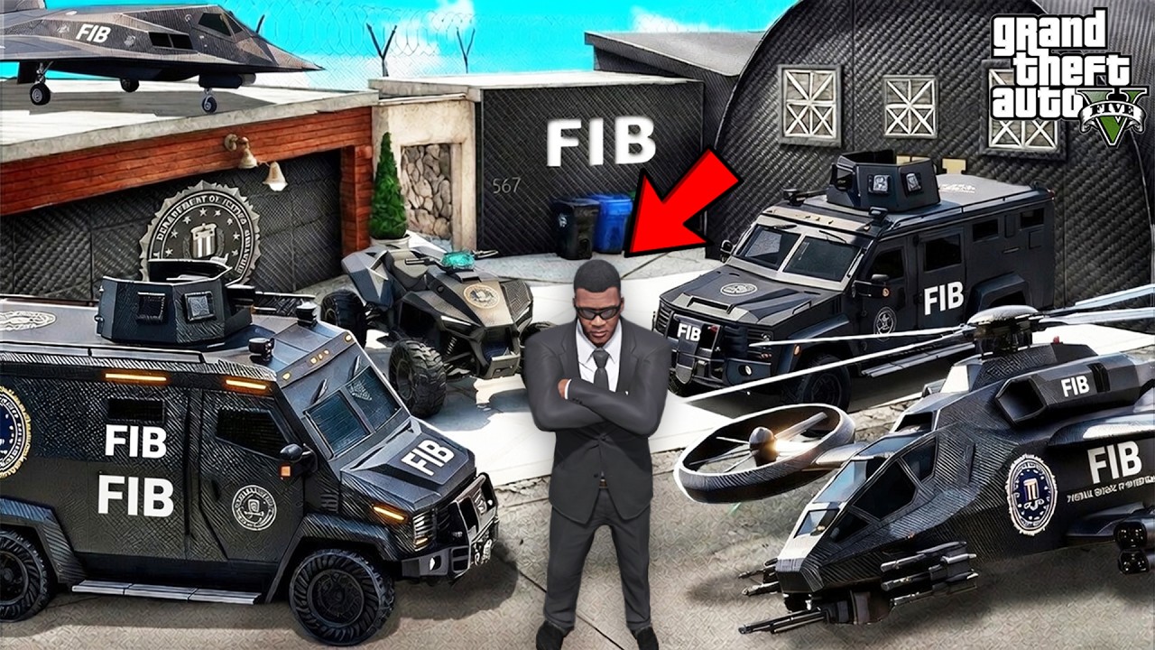 Franklin's House is The New FIB Headquarters in GTA 5 | SHINCHAN and CHOP