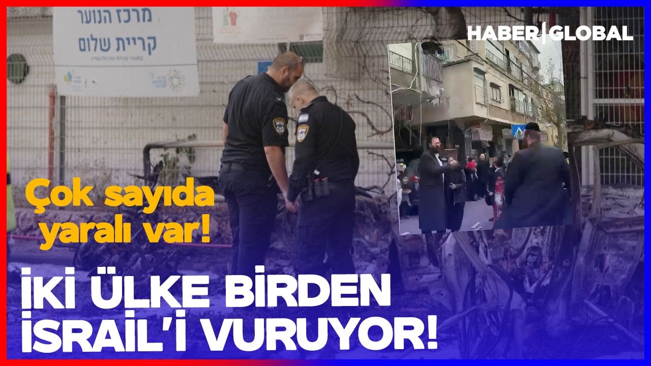 İki Ülke Birden İsrail'i Vuruyor! Tel Aviv'de Hastaneler Doldu Taştı!