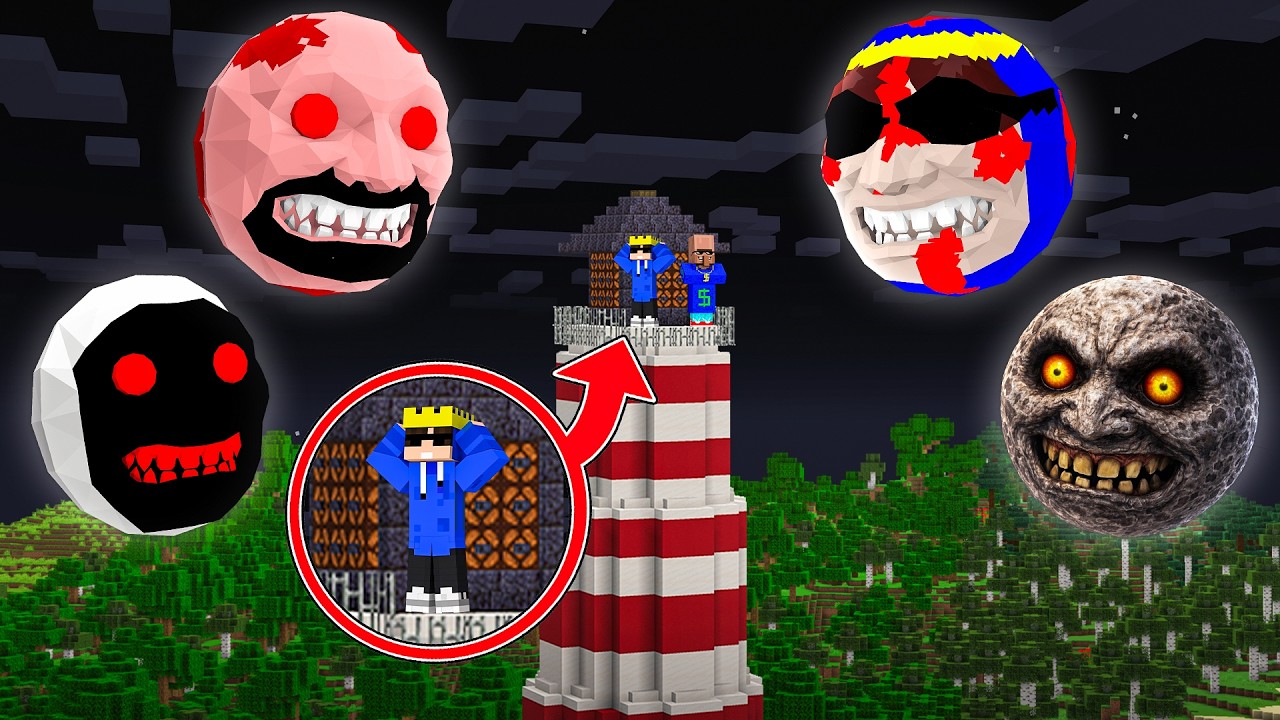 POOR Vs RICH Scary Entities Lunar Moons Apocalypse Bunker Battle In Minecraft
