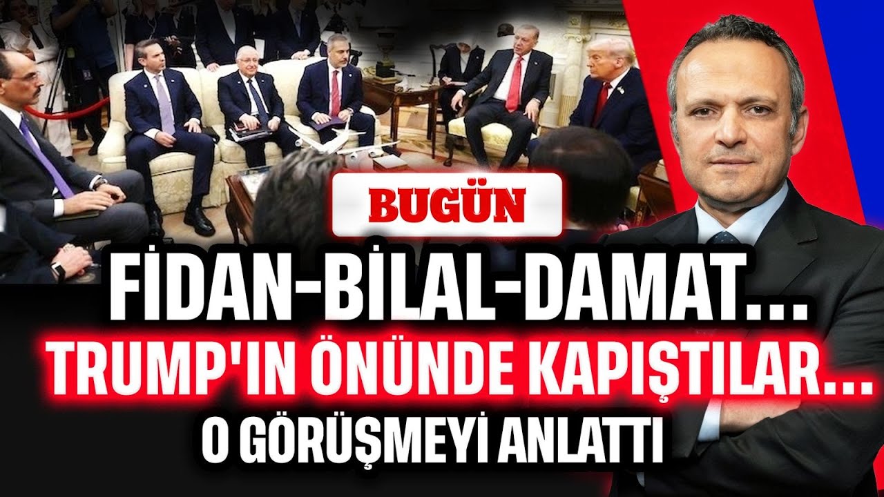 Fidan-Bilal-Damat, Trump'ın önünde kapıştılar, O görüşmeyi anlattı | BUGÜN