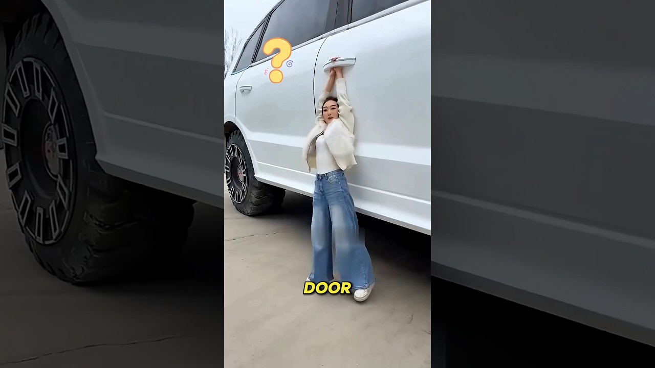 This_woman's_car_is_huge!_🚗😲
