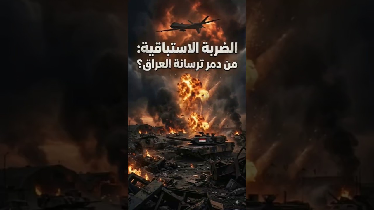 منو طير المسيره وقصف مخازن الجيش العراقي