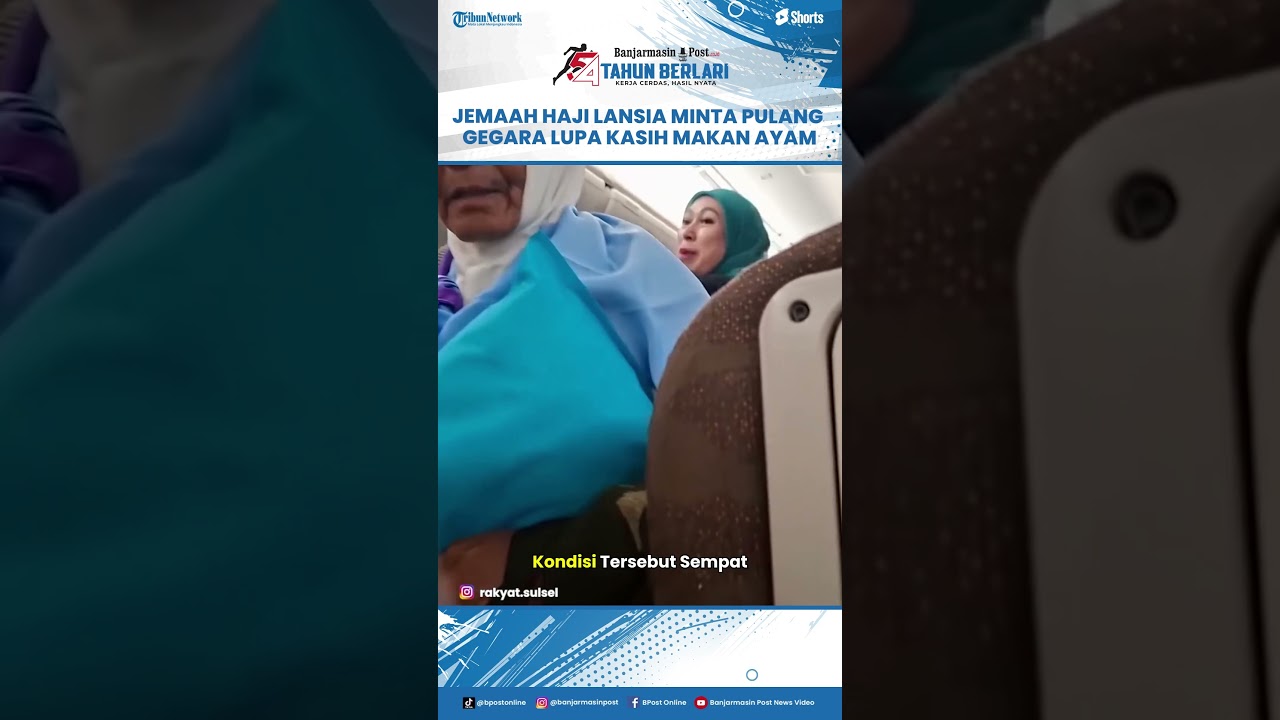 Heboh! Jemaah Haji Minta Turun Pesawat Gegara Belum Beri Pakan Ayam