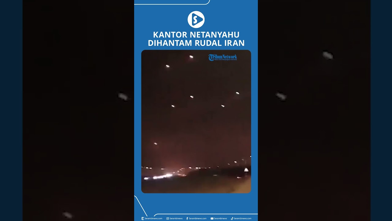 Kantor Netanyahu Dihantam Rudal Iran