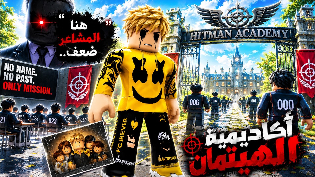فيلم روبلوكس : بعد موت عيلتي دخلت أكاديمية الهيتمان..!💀 هل بقدر انتقم لهم ؟🤔