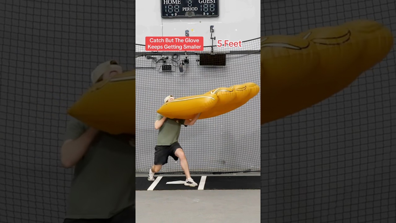 Catch But The Glove Keeps Getting Smaller