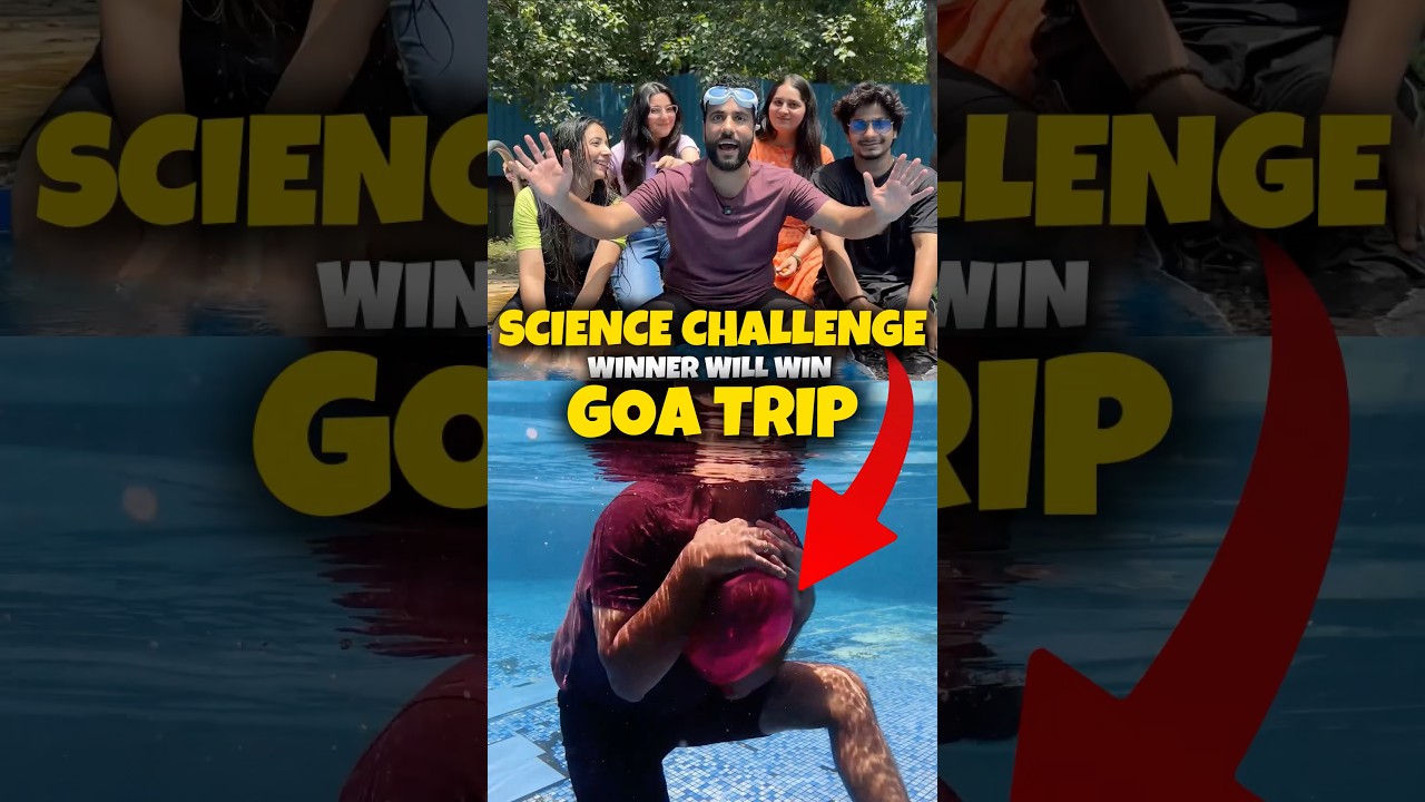 Aap kar paate ? | Science Experiment #ashusir #scienceandfun #challenge #funny
