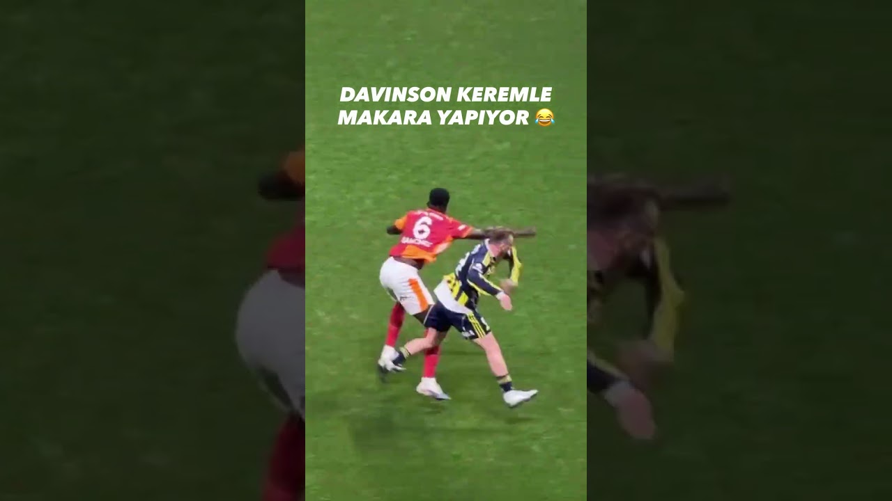 Davinson Sanchez Kerem Aktürkoğluyla makara yapıyor 😂 #galatasaray
