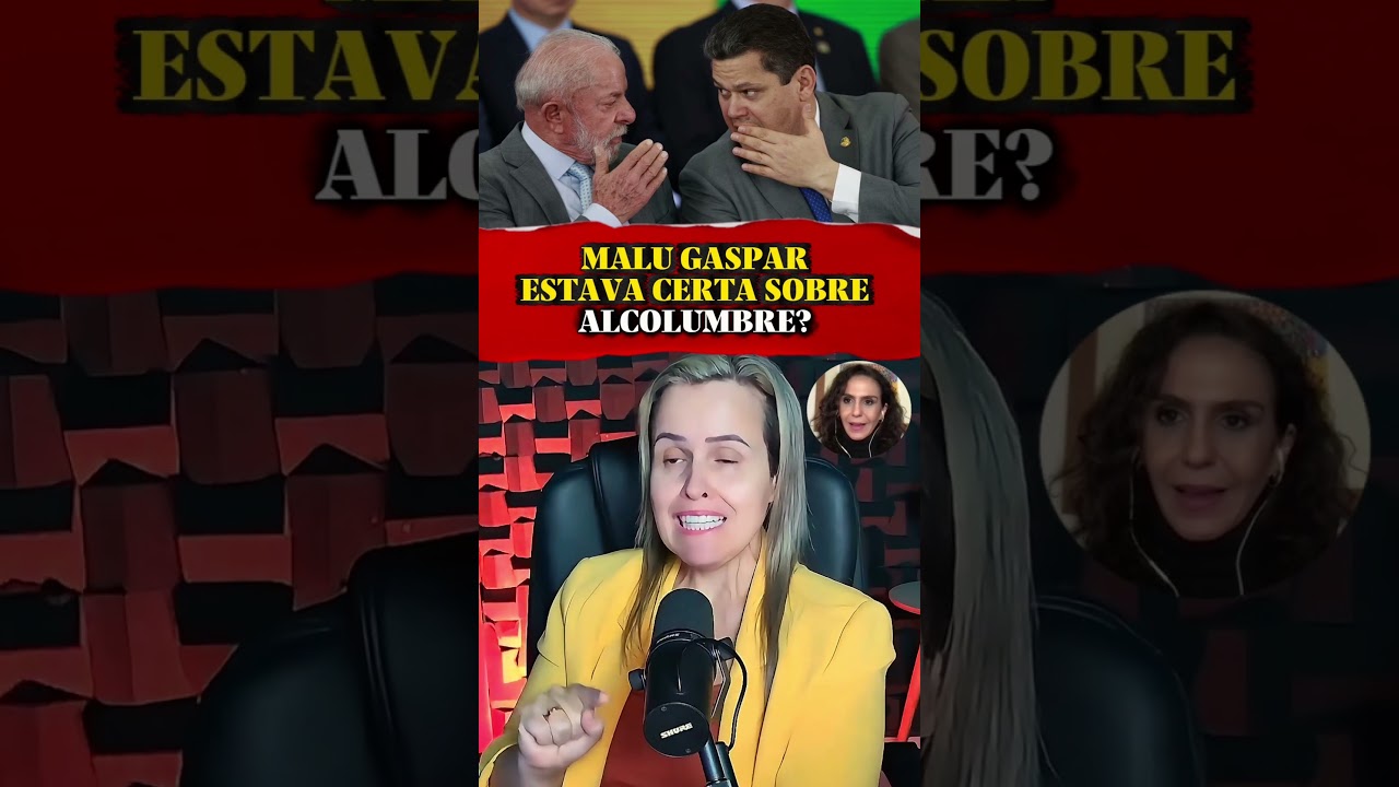 Malu Gaspar estava certa sobre Alcolumbre? 🤔