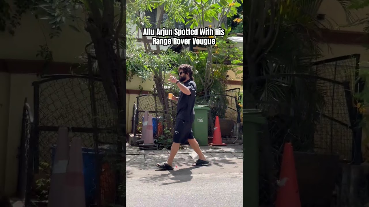 Allu Arjun 😈 #hyderabad #automobile #india #allu #alluarjun #tollywood #shorts #youtube #supercar