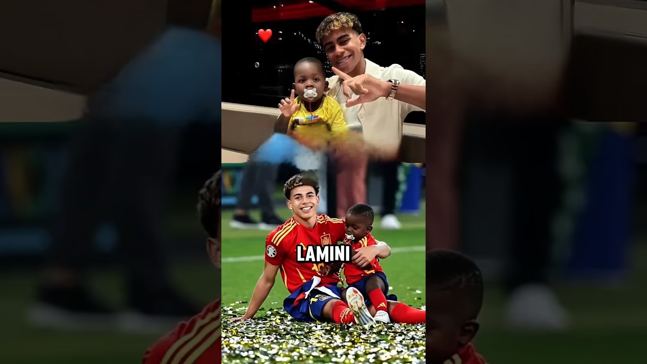 Lamine Yamal cumpriu tudo que prometeu ao seu pequeno irmão.  #yamal #futebol #copadomundo