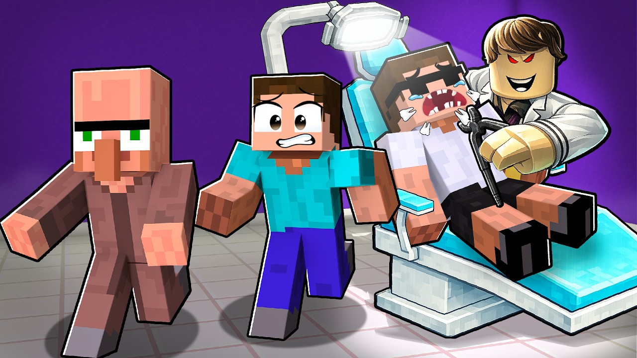 Escape the EVIL DENTIST in Roblox..