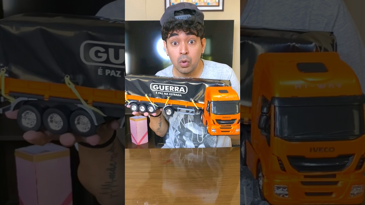 CAMINHÃO HI WAY COLOCANDO LONA