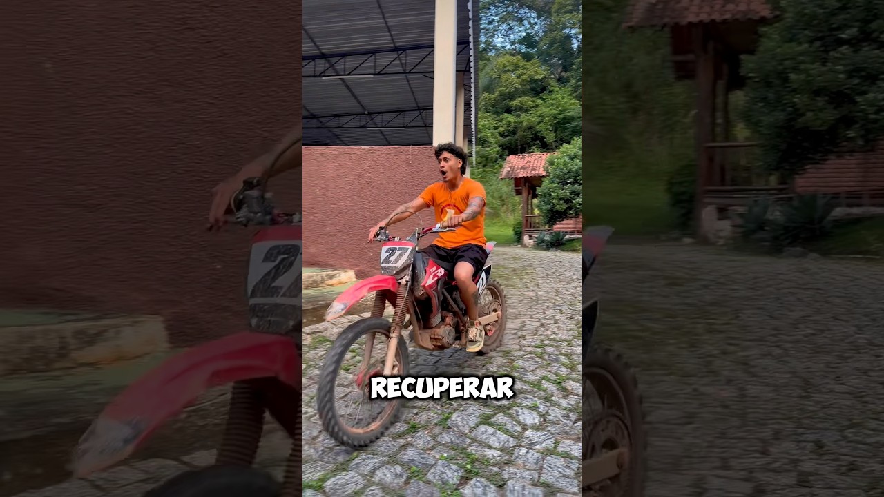 ROUBARAM minha MOTO de trilha 😭