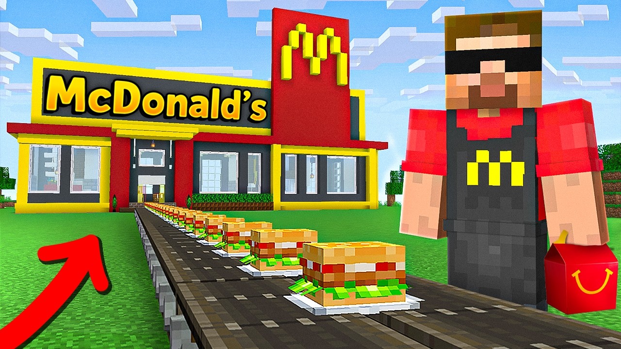 I Started a McDonald's Restaurant in Minecraft!