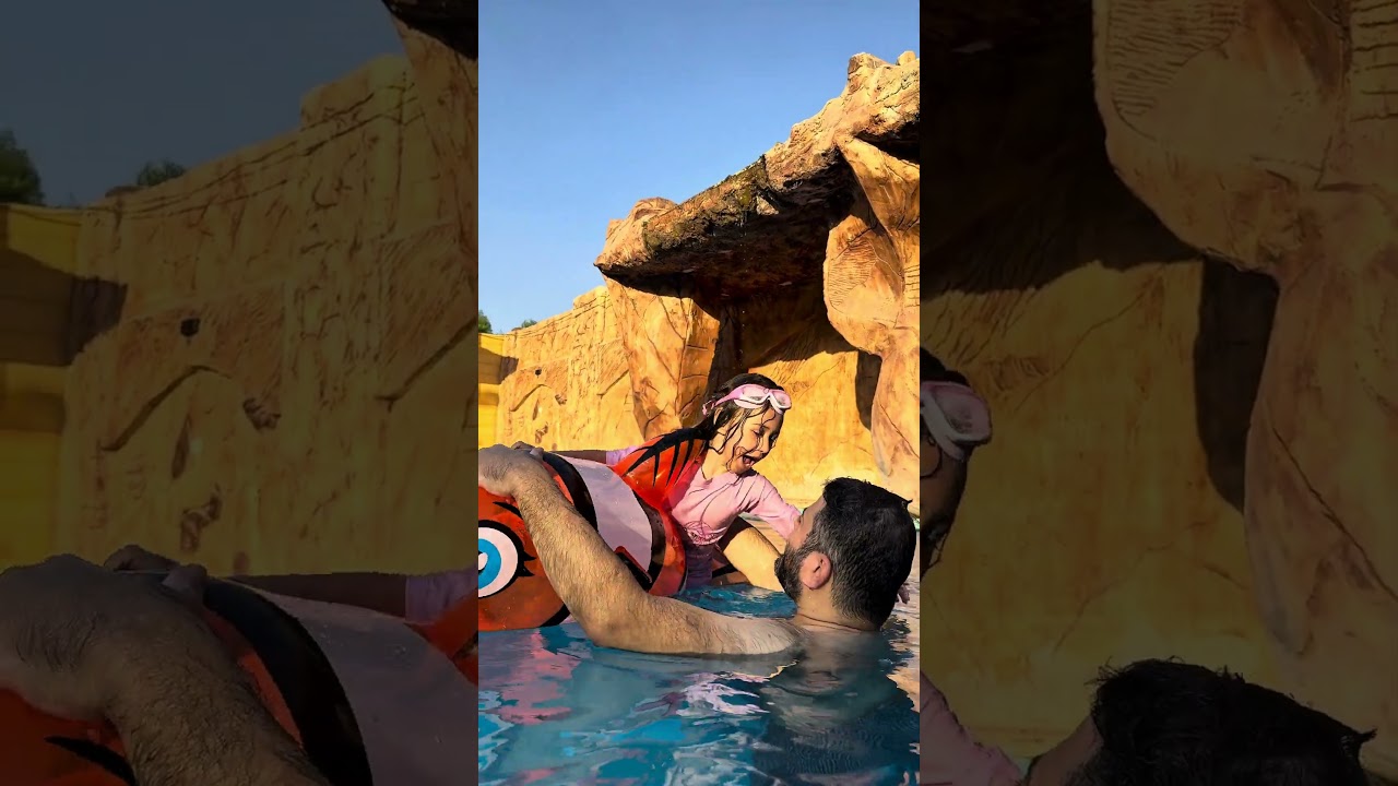 لولو خايفة توقع بالمسبح