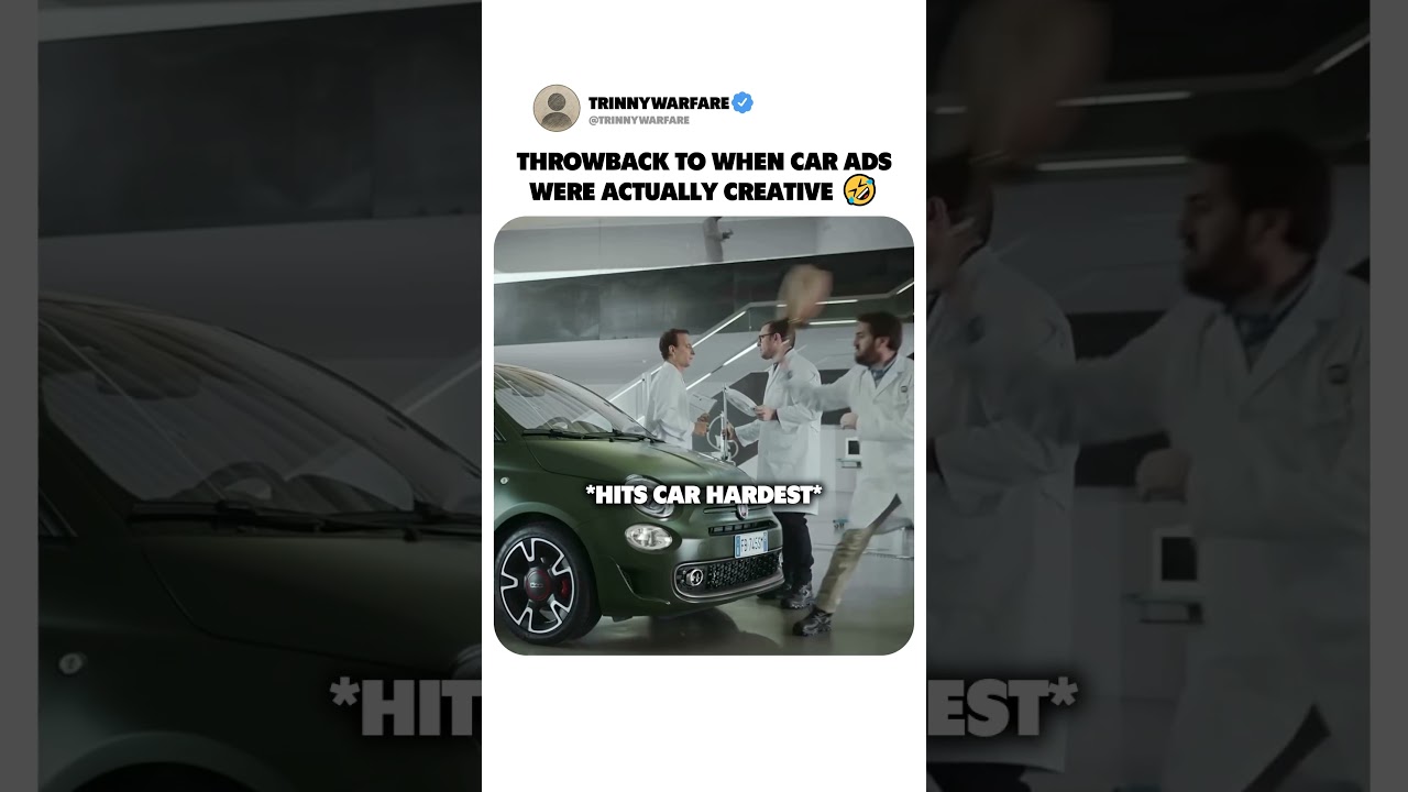 Throwback To When Car Ads Were Actually Creative 🤣