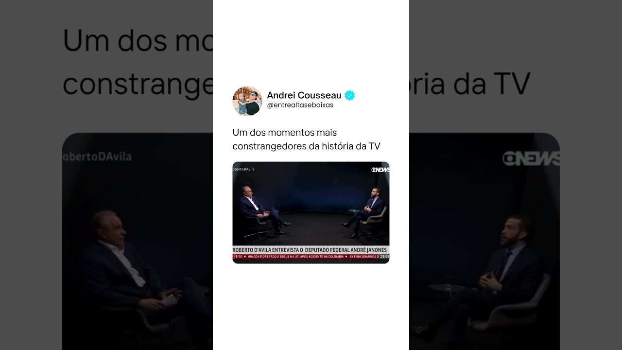 Um dos momentos mais constrangedores da história da TV
