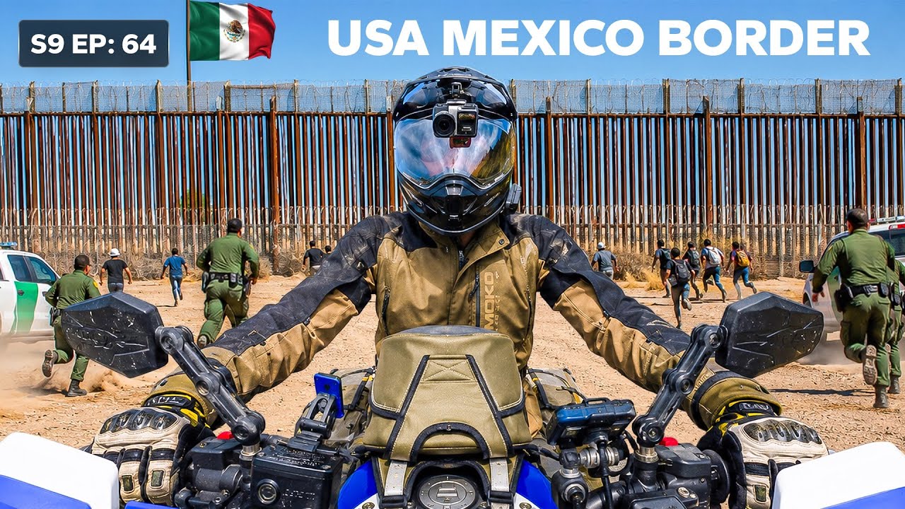 Everyone Warned Me About Crossing Into Mexico 🇲🇽 S9 EP 64 | Pakistan to Americas Motorcycle Tour