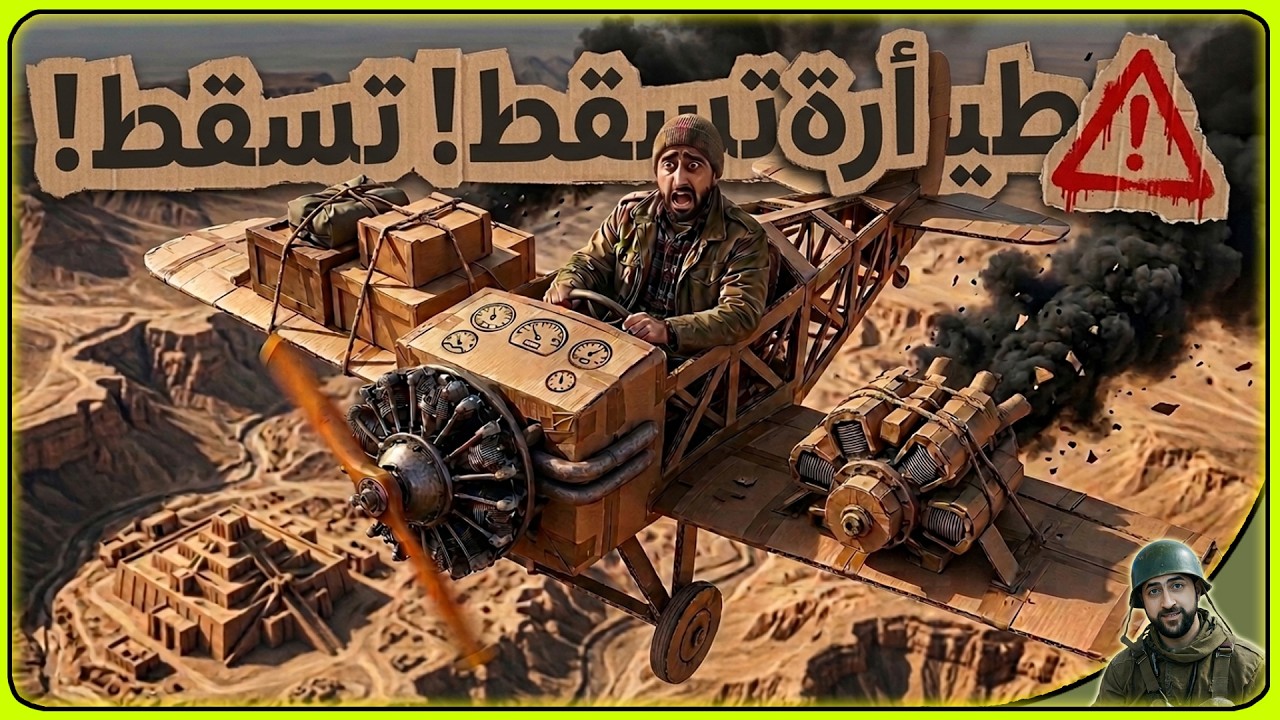 هربنة السلاح بطائرة كارتونية الحلقة الثانية