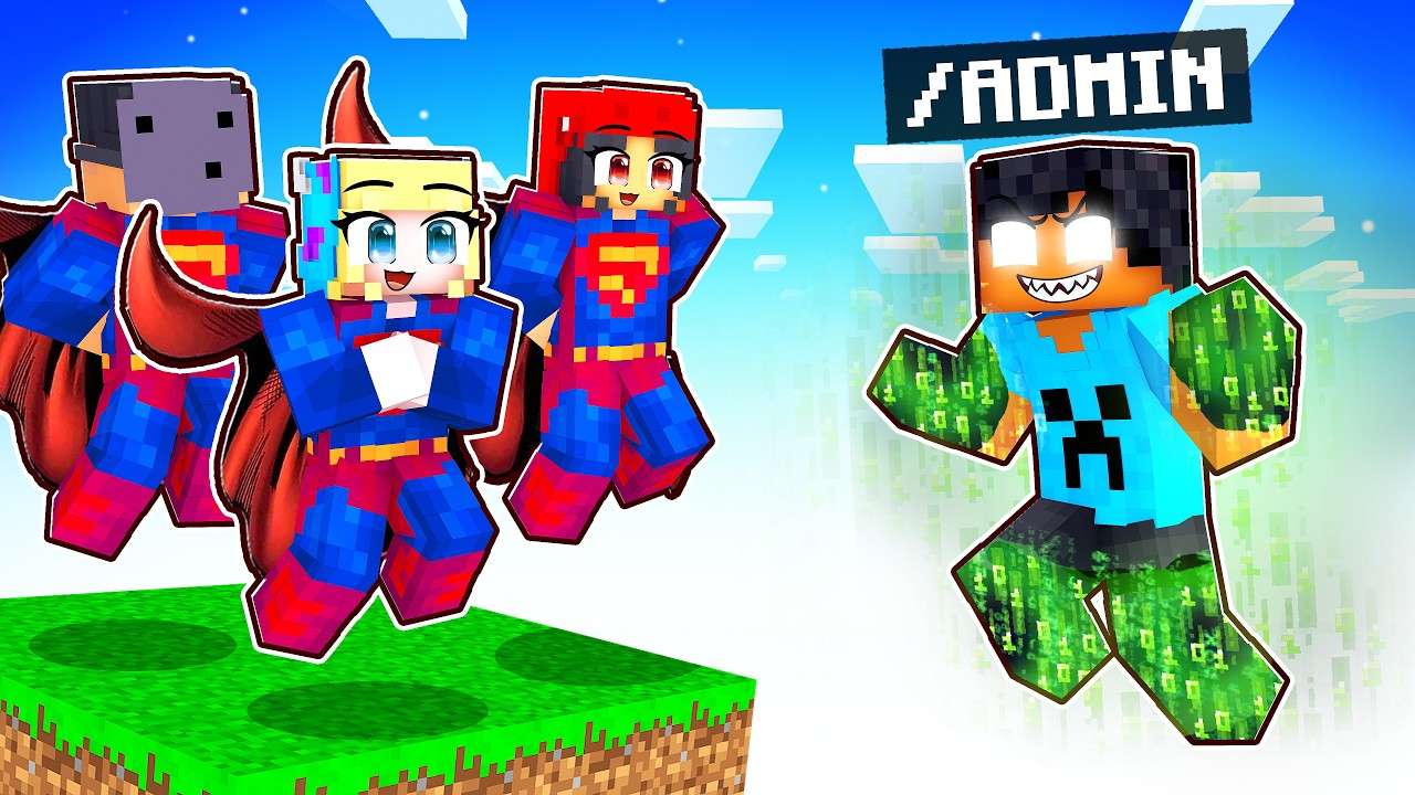 Usando Comando de ADMIN em 1 BLOCO de SUPERMAN