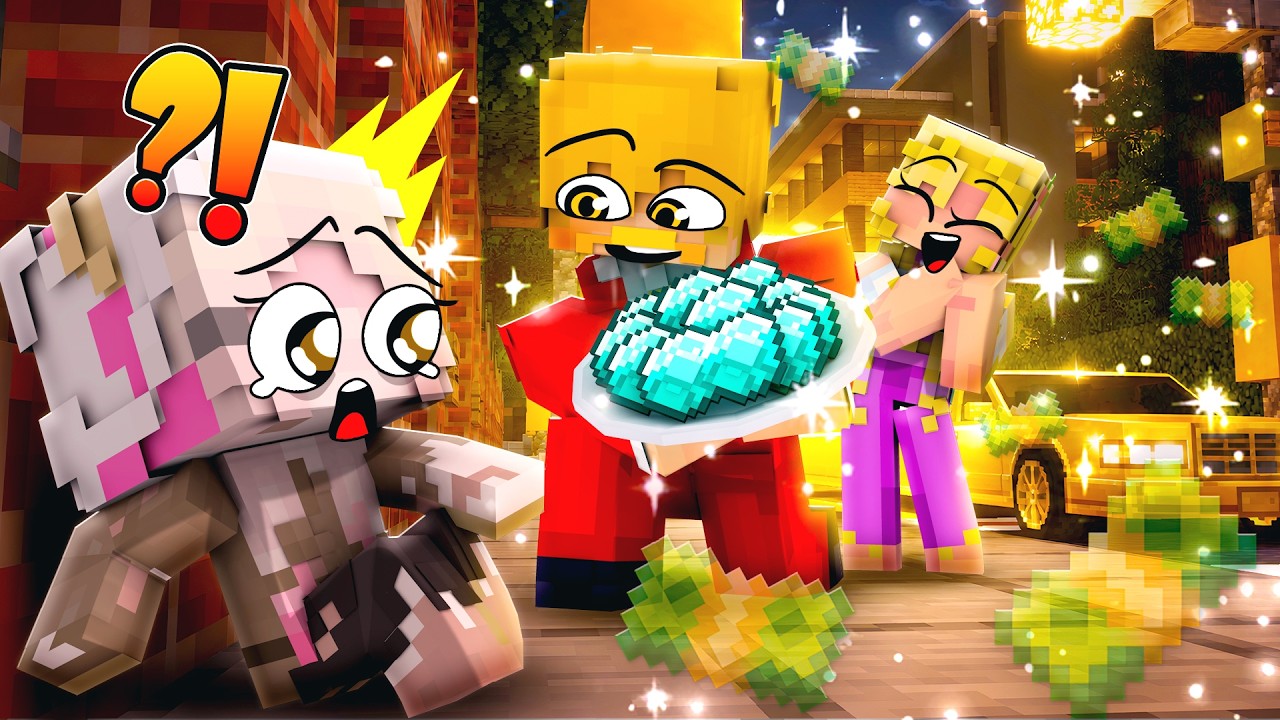 MOMON di EJEK KARENA MISKIN, TAPI AKHIRNYA MOMON di ADOPSI SULTAN di MINECRAFT @BANGJBLOX