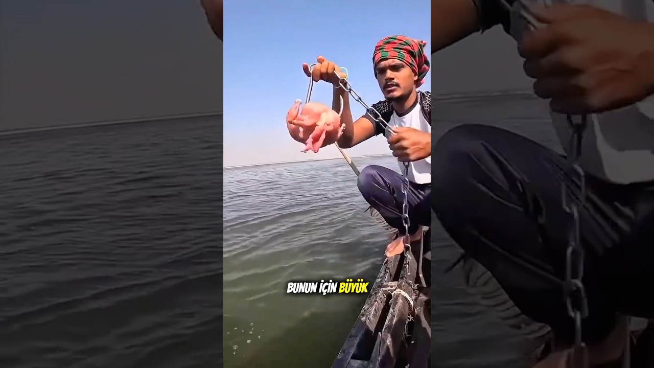 Tavukla Büyük Balık Yakalama Yöntemi! 🐟🐓