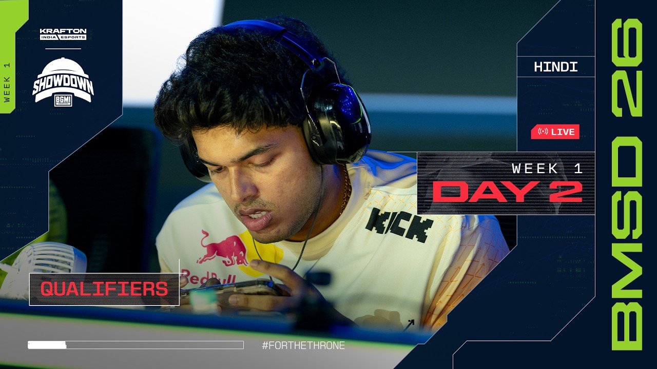 [HINDI] BMSD 2026 | Qualifiers Week 1 | Day 2 #BGMILIVE