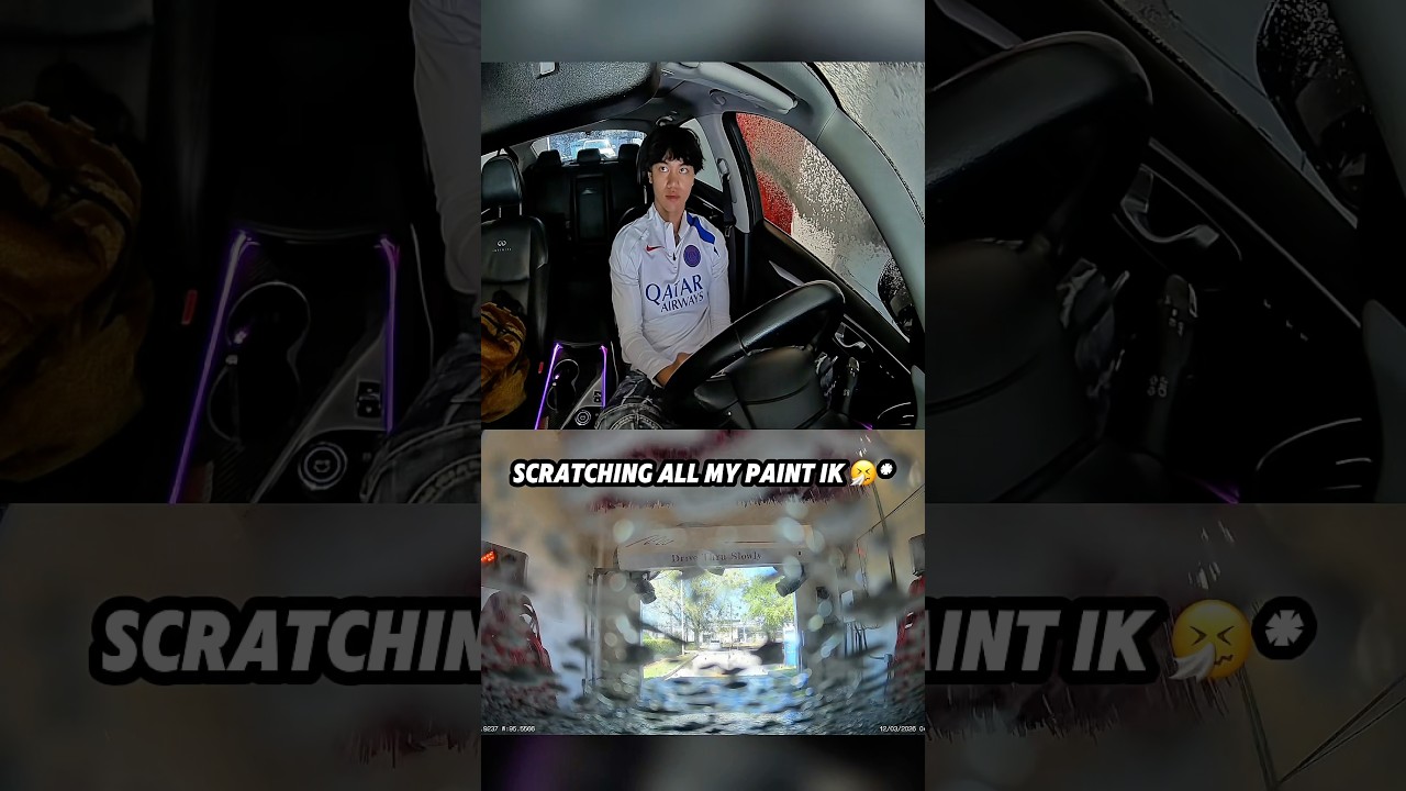 NEVER do this after a car wash 🤦‍♂️