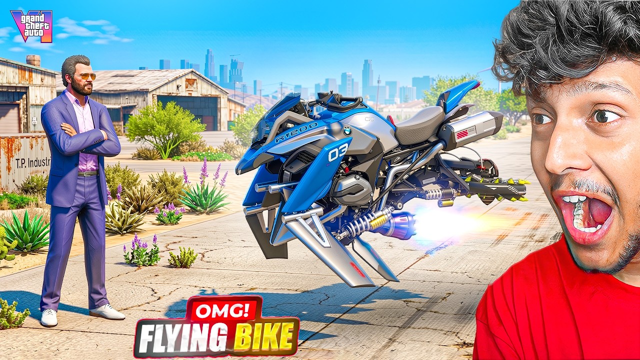 FINALLY! NEW $50,000,000 World’s First SUPER FLYING BIKE! 🔥GTA 5 Real Life