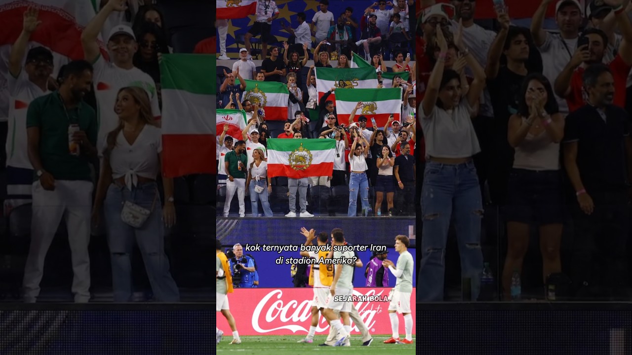 Kok bisa banyak suporter Iran di stadion Amerika?