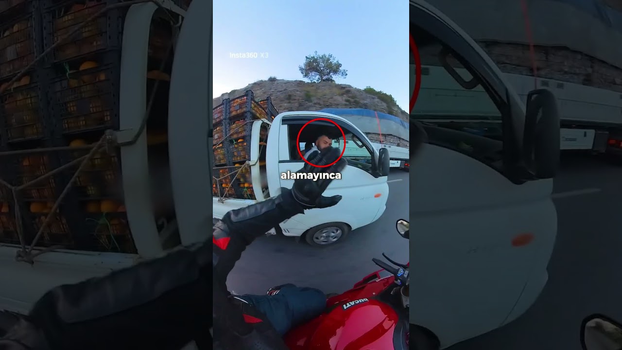 Motorcu Portakalı Alamadı 🥲