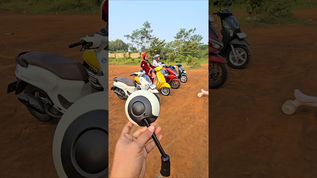 pasang kaca spion bulet dimotor bawang merah#trendingshorts