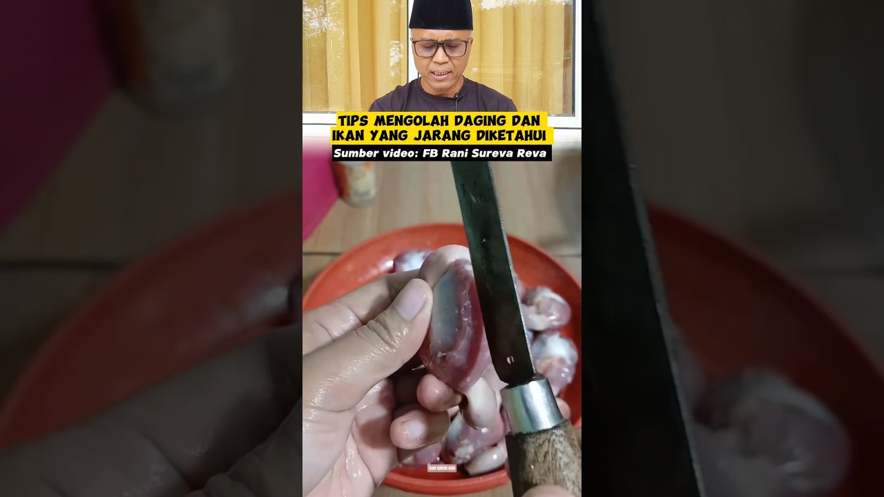 Tips mengolah daging dan ikan yang jarang diketahui ! #reaction #shortvideo