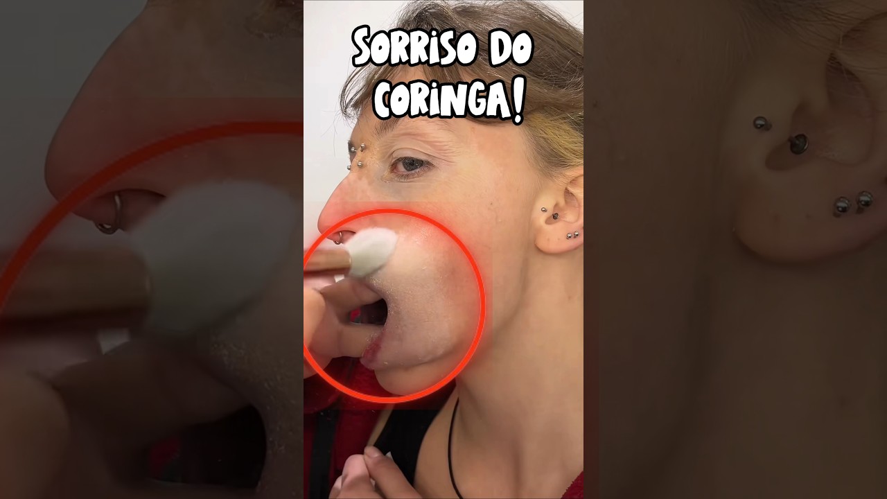 Ela Fez o Sorriso do Coringa 😱 🃏 #curiosidades #shortsfeed #shorts #manodocéubr