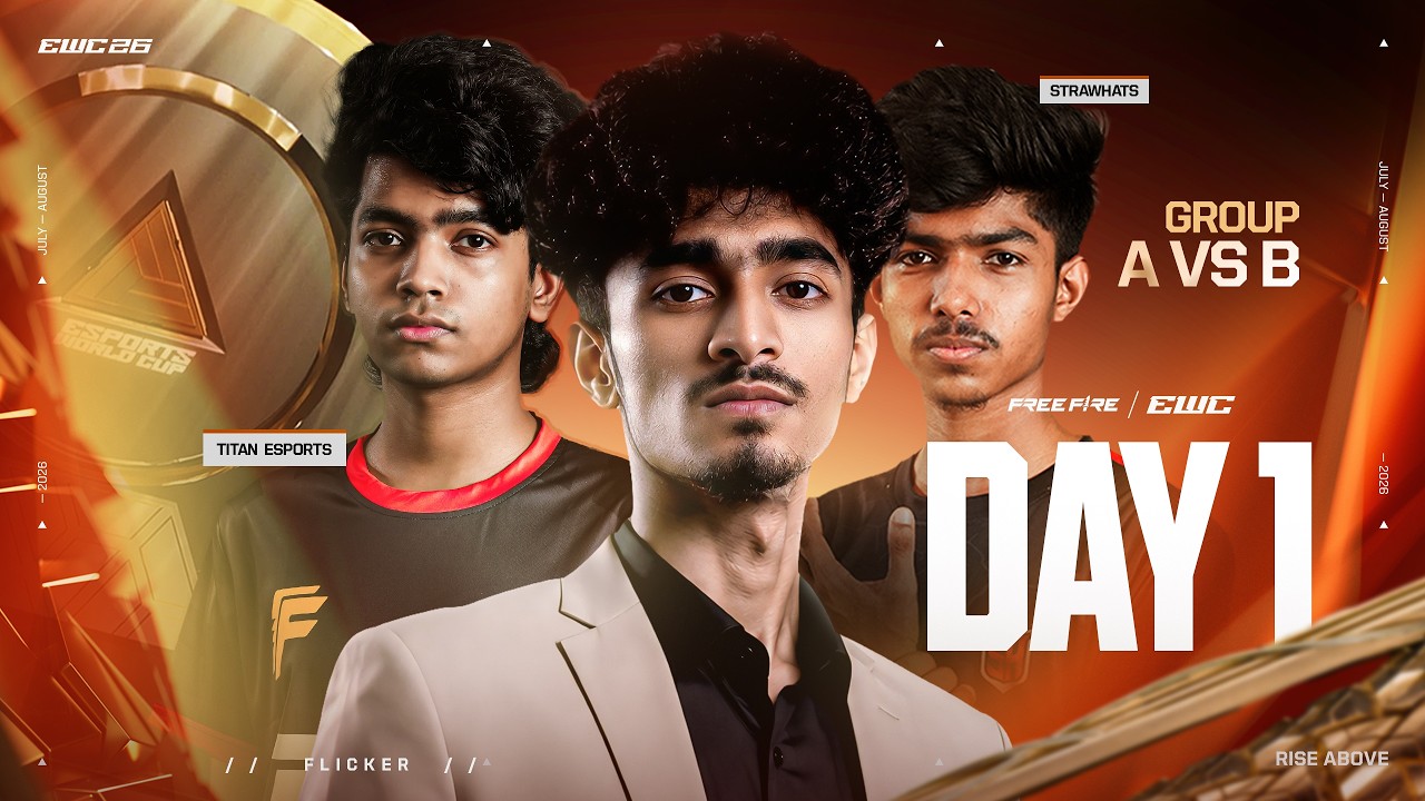 EWC 2026 – Garena Free Fire – Day 1 Watch Party with Flicker! 🔥
