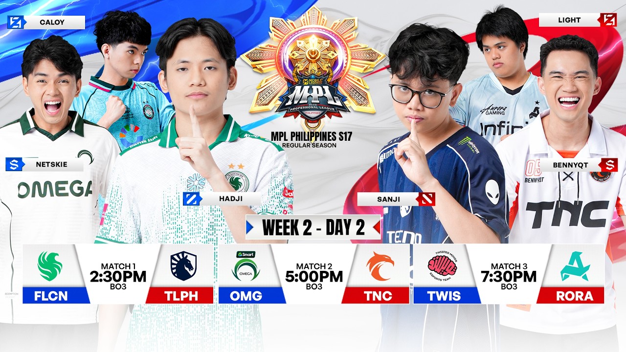 🔴 LIVE | MPL PH S17 | FILIPINO - Week 2 Day 2