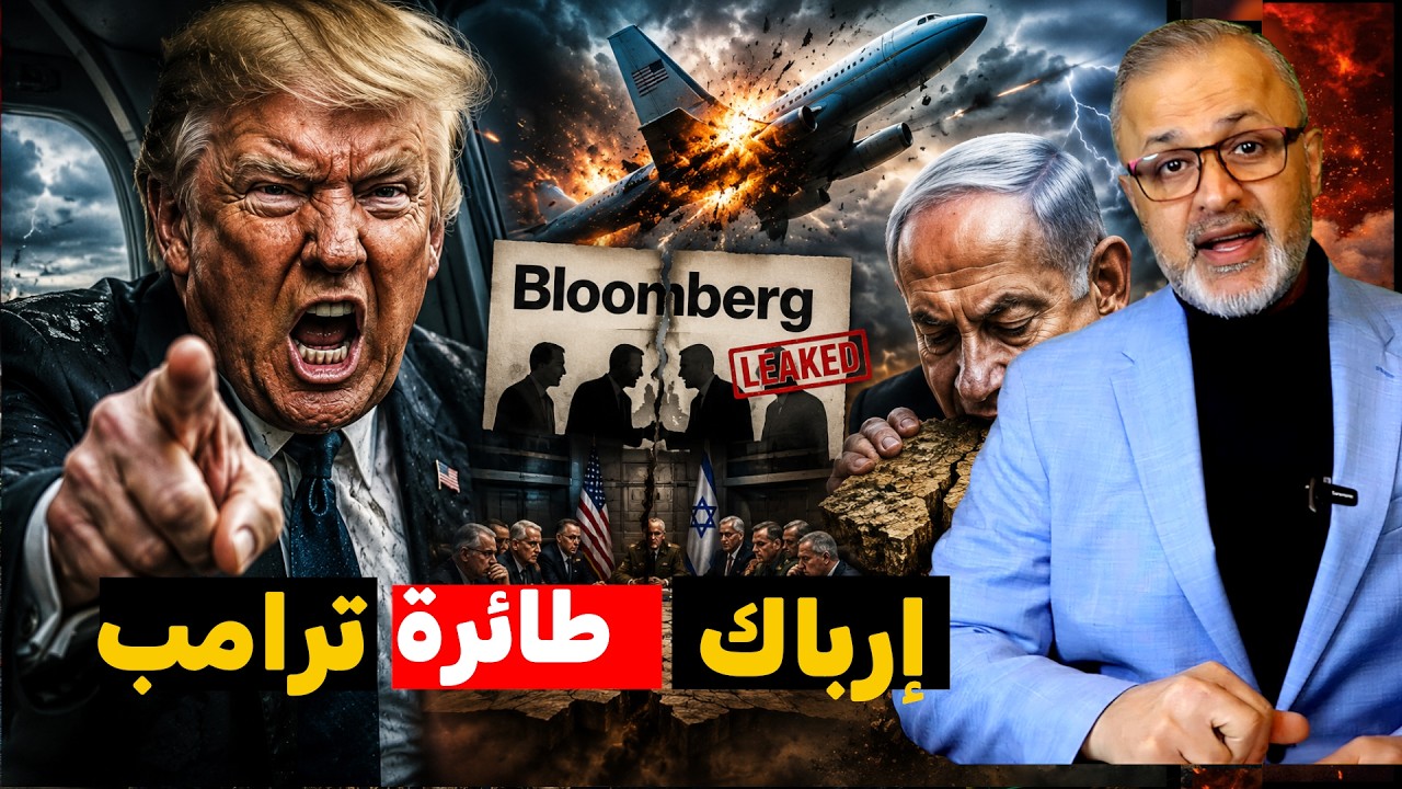 ترامب ينفجر في الجو! تسريبات بلومبيرغ تفضح صراع الخليج، ونتنياهو يبتلع غزة