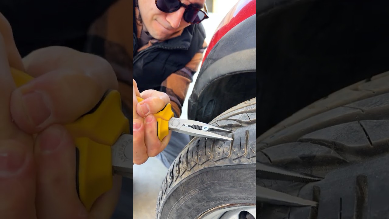 Flat Tire? Not Anymore with This Method #hack #lifehack #shorts